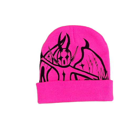 Bad Angel Pink Beanie