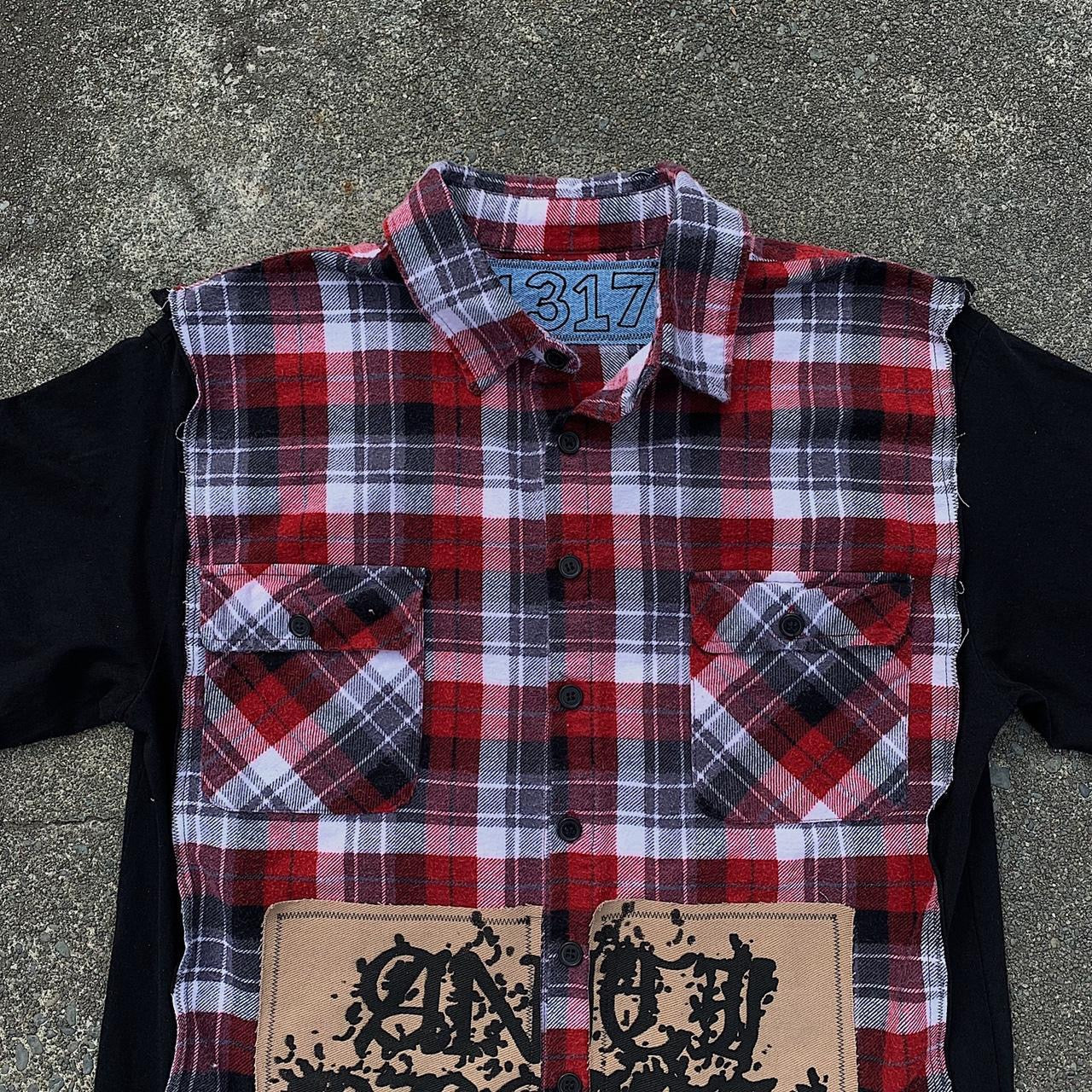 1/1 Flannel Tee - Medium